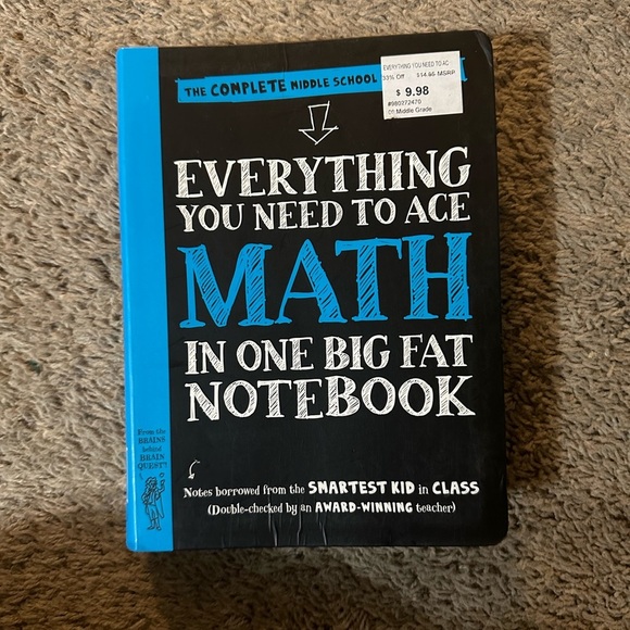 Everything you need to ace a math test for‎ middle schoolers - Picture 1 of 4